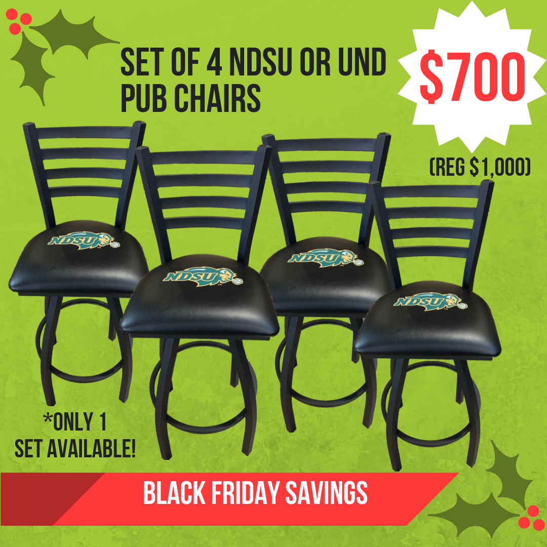 4 Pub Chairs - Black Friday