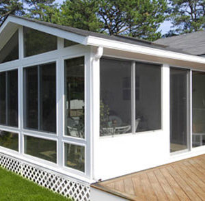 Hybrid Solid Cathedral Roof Sunroom or Patio Enclosure