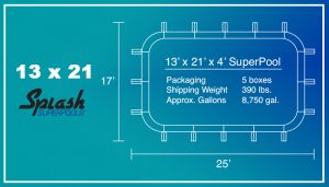 13x21 SuperPool Specs
