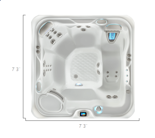 hot tub dimensions example