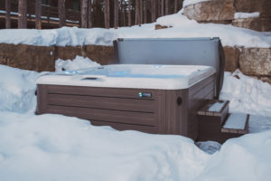 Winter Hot Tub