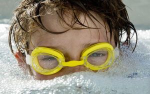 salt water hot tub kid